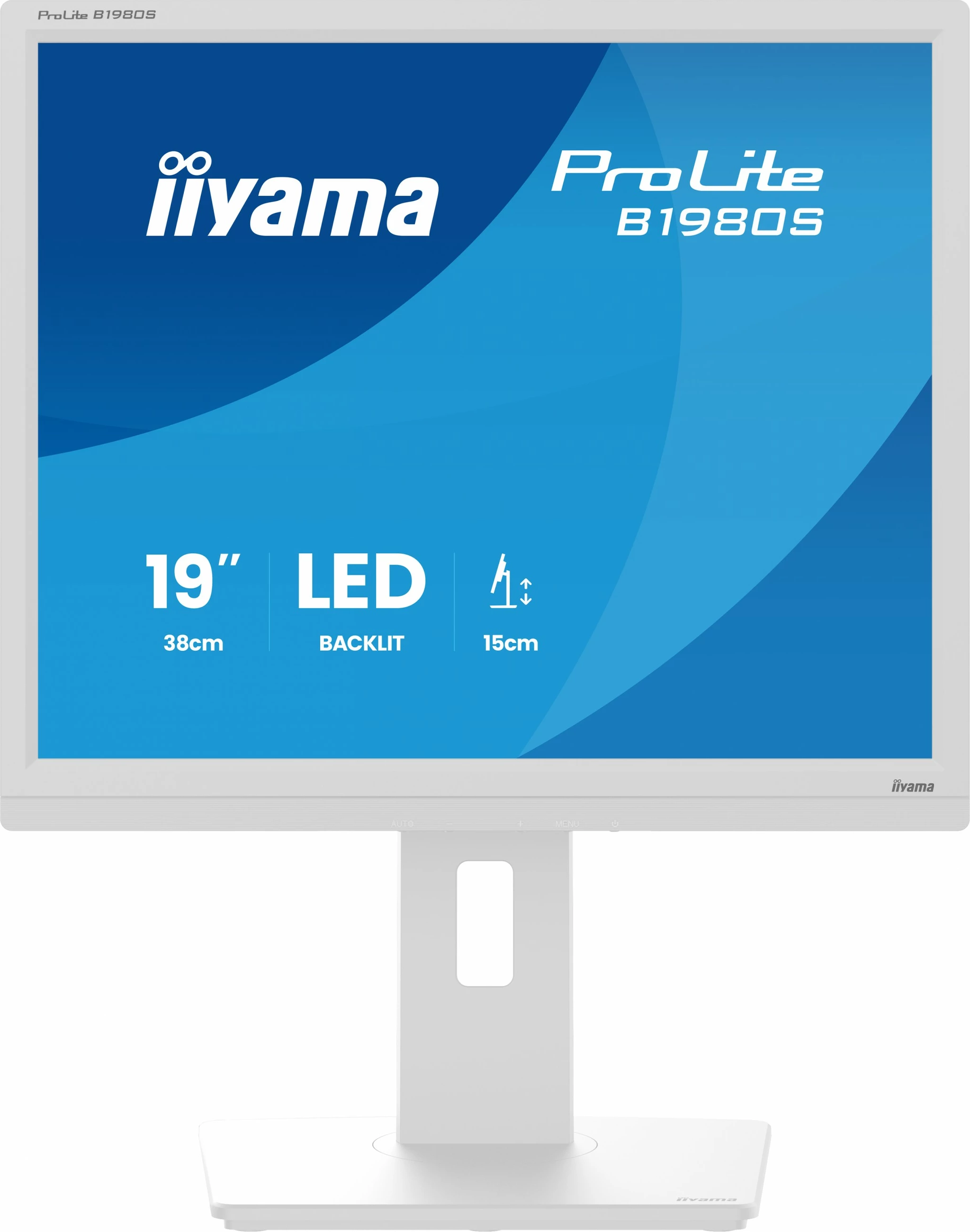 Monitor iiyama ProLite B1980S-W1, 19 inç, LED, 1280x1024, i bardhë