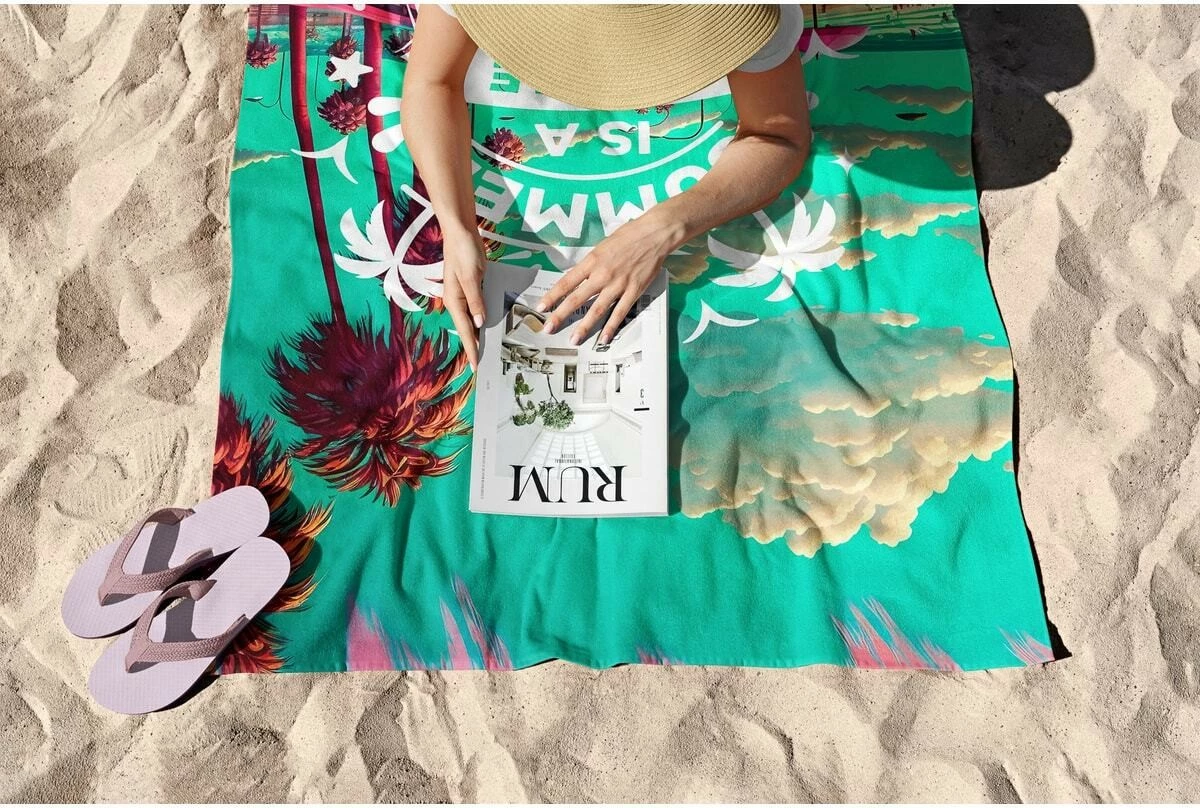 Peshqir plazhi Mijolnir, Summer is State of Mind, 90x150cm