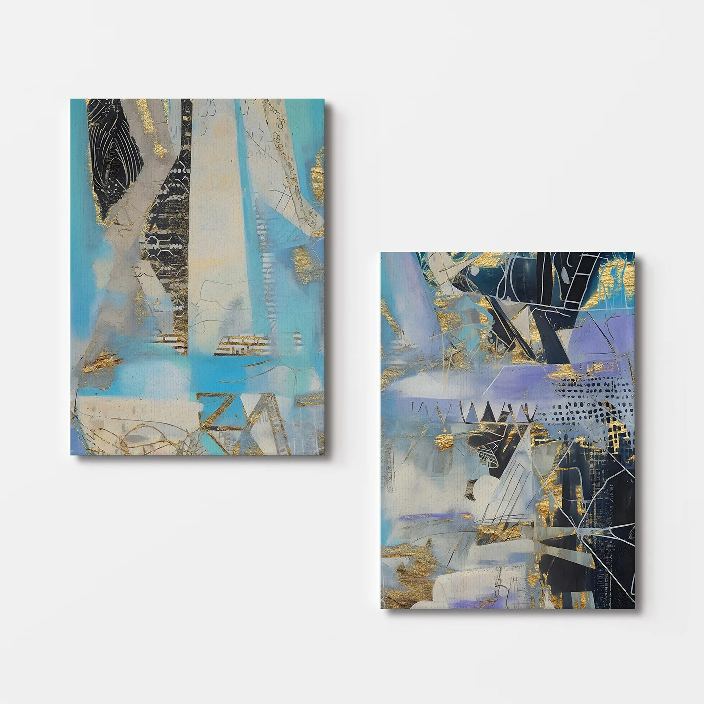 Pikturë dekorative në kanavacë (2 copë), Wallity, 2KNV4379, 50x70cm