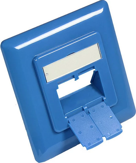 Pllakë muri GoodConnections Zentralstück 50x50mm + kornizë 80x80mm, blu