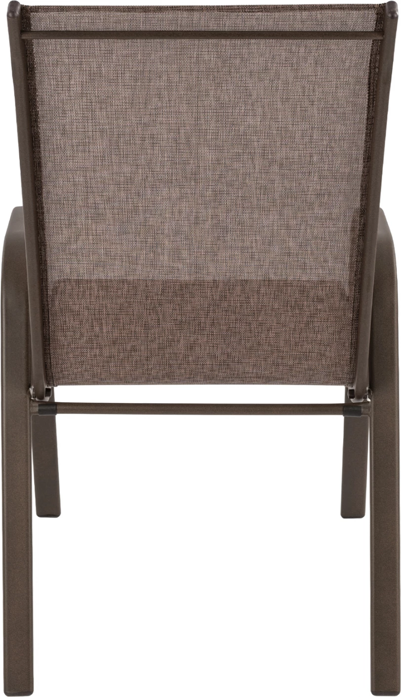 Karrige e jashtme LEON FH5000.02, kornizë metali ngjyrë kafe, tekstilene kafe, 54x70x93H cm