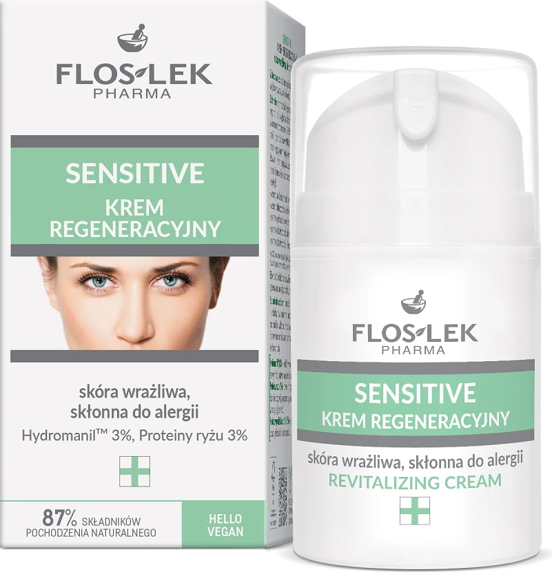 Krem fytyre për femra Floslek Sensitive Regenerating Cream 50ml