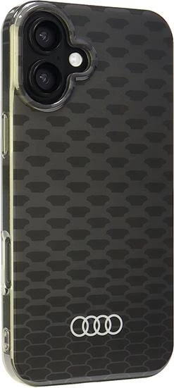 Mbështjellës Audi IML Stitching Pattern MagSafe për iPhone 16 Plus 6.7", i zi