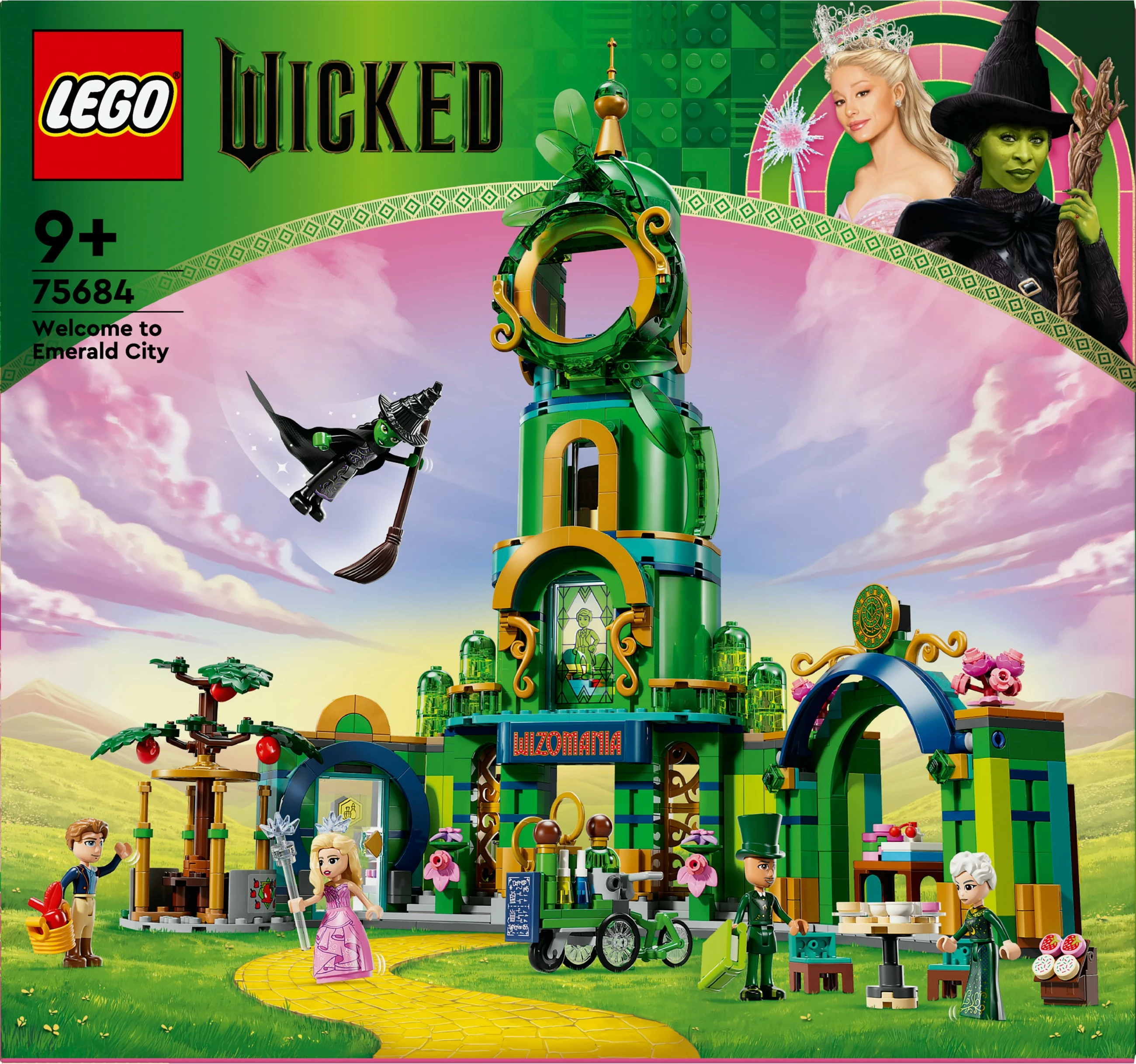 Set ndërtimi LEGO Wicked 75684 Willkommen in Emerald City, shumëngjyrësh