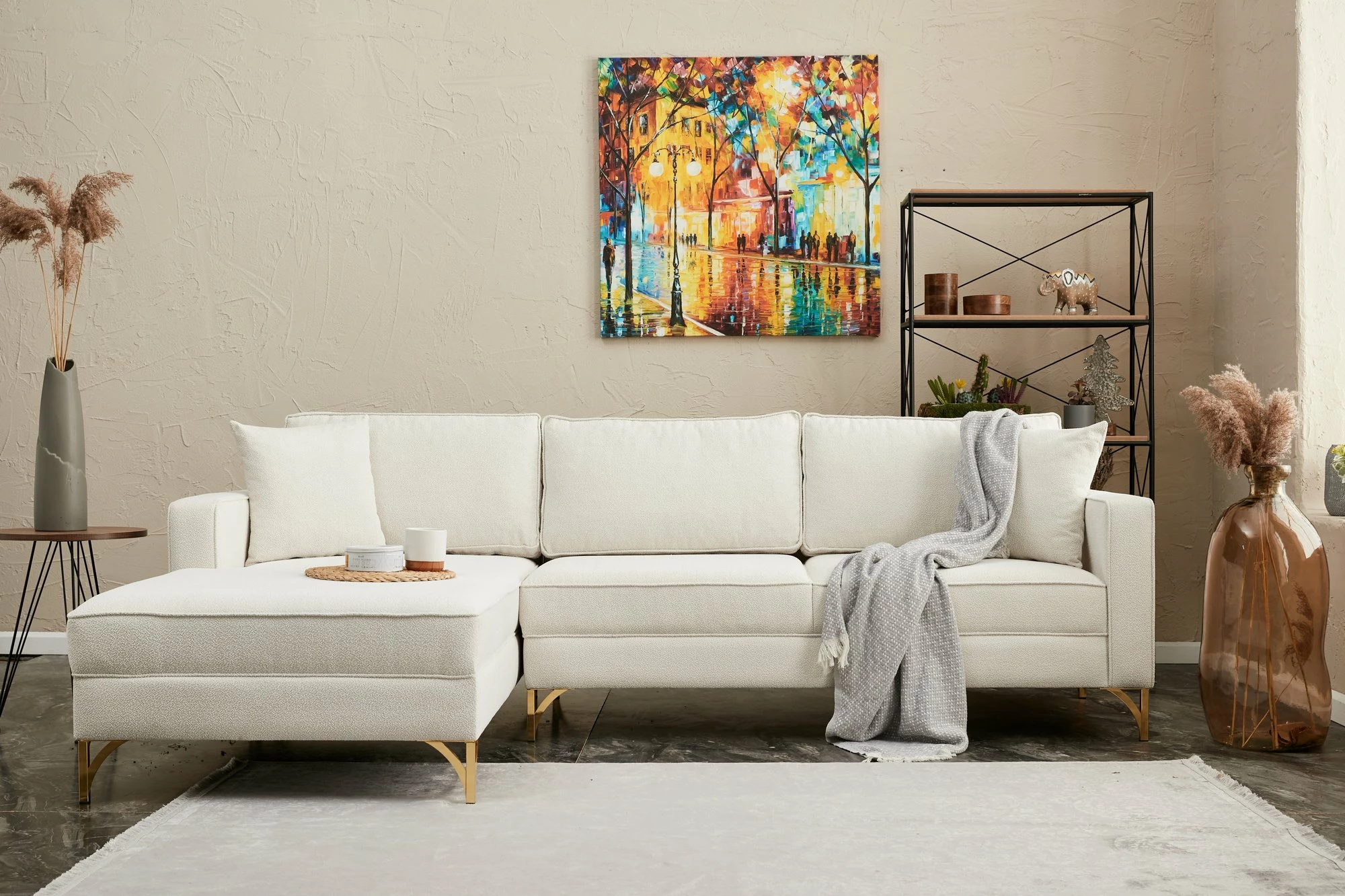 Këndare Atelier del Sofa, Berlin majtas, krem, ar