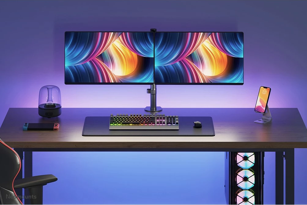 Krah monitori Neomounts Newstar FPMA-D550DBLACK, 8 kg, 10"-32", i zi