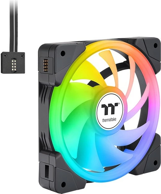 Ftohës ajri Thermaltake SWAFAN EX12 ARGB, 12 cm, 500 RPM, 2000 RPM, 57.11 cfm, Bardhë
