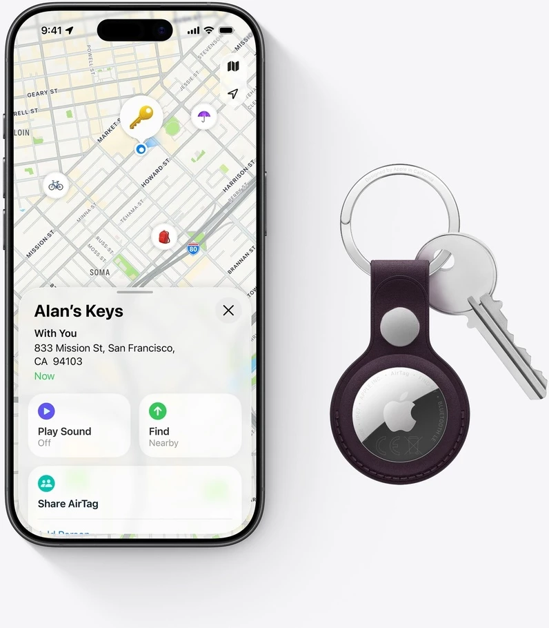 Apple AirTag (2nd gen) 4 copë