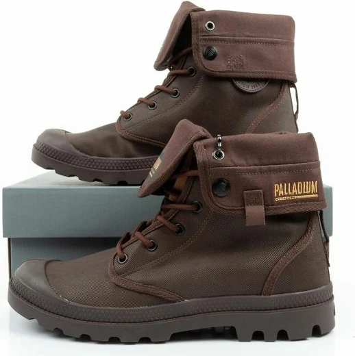 Atlete të larta për meshkuj Palladium, ngjyrë kafe e errët