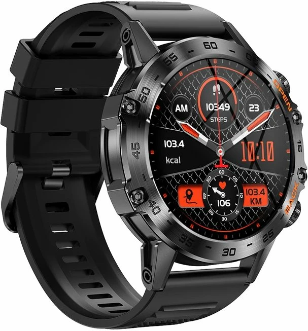 Smartwatch VELTORI unisex, e zezë