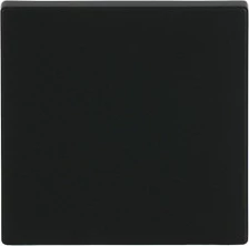 Buton Busch-Jaeger 1751-0-3041, 63x63 mm, plastikë, i zi