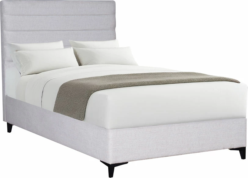 Krevat me hapësirë për depo, ngjyrë e bardhë e zbehtë, 208x127x121