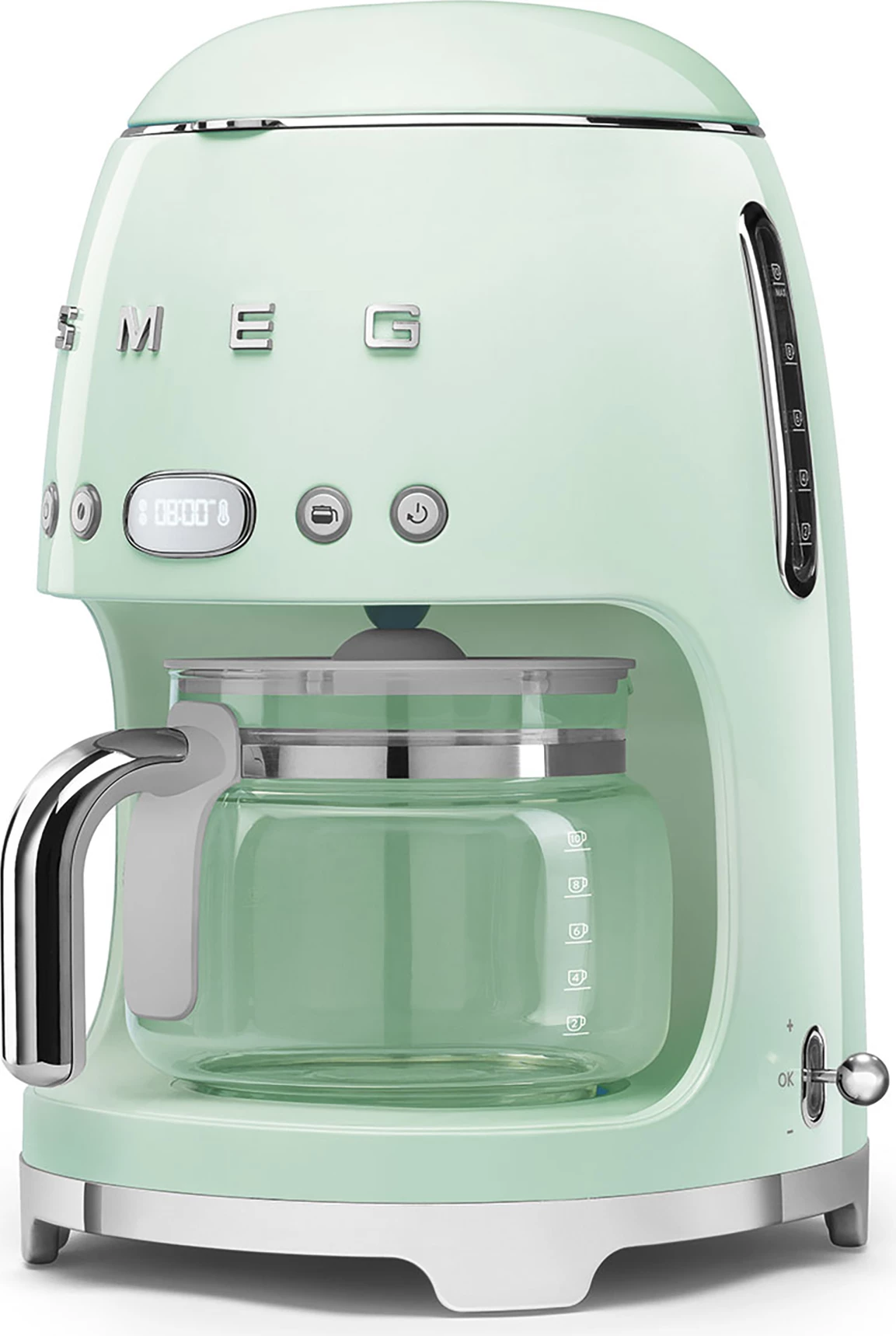 Makinë kafeje me filter Smeg DCF02PGEU 1.4L 1050W 10 filxhanë, jeshile pastel