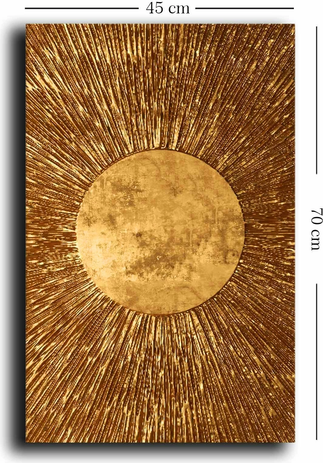 Pikturë dekorative në kanavacë, ngjyrë ari, Wallity 4570NISC-023, 45x70cm