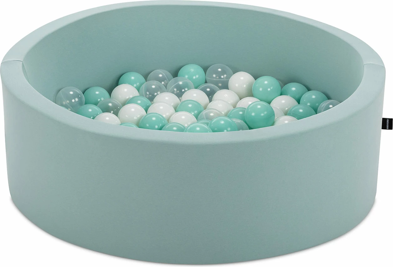 Pishinë me topa për fëmijë, Bubble Pop Top Havuzu 150, ngjyrë mint