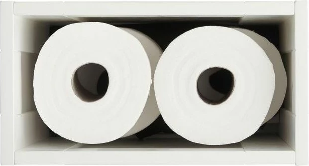 kuti ruajtjeje VONHAUS Colonial 3009004, 30 x 17 x 35 cm, me kapak ngritës, e bardhë