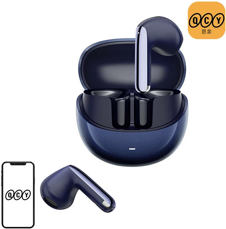 Kufje TWS QCY AilyBuds Pro+ HT10 Pro, ANC, blu