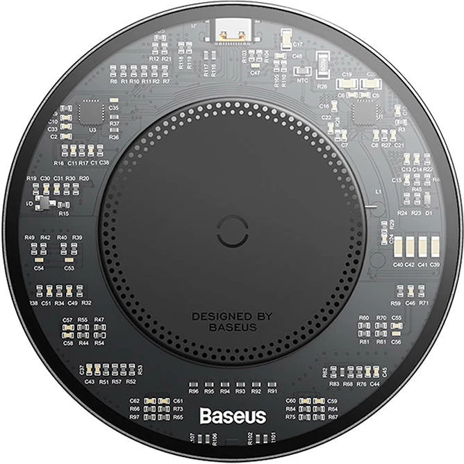 Karikues wireless Baseus Simple 2, 15W me kabllo USB-C në USB-C, zi