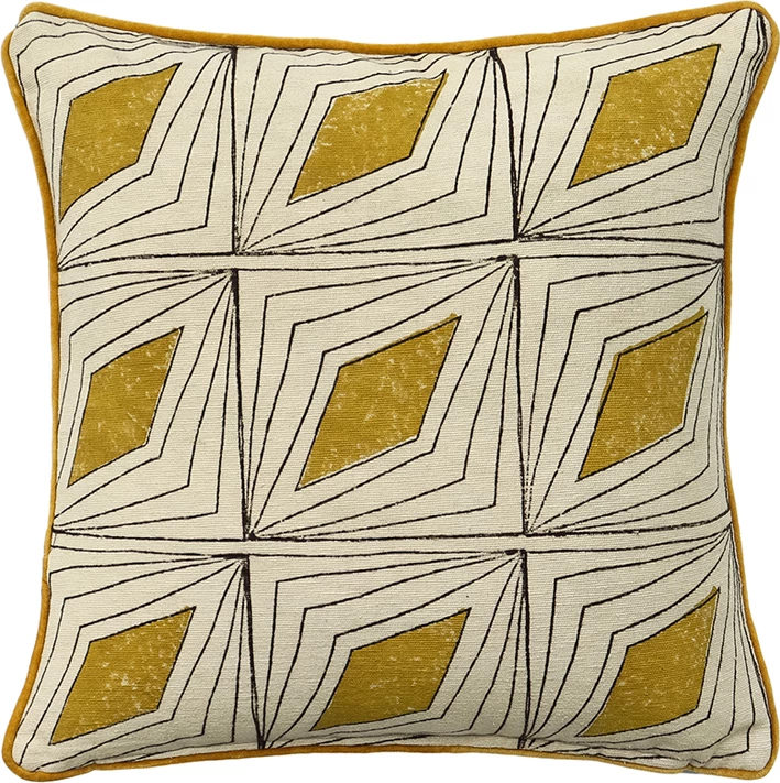 Jastëk dekorativ SAMOAN A, pambuk-viskozë, 50x50cm, bezhë-dijon