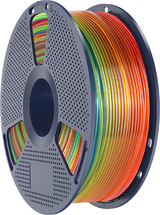 Filament PLA Sunlu PLA T R 01, efekt rainbow transparent