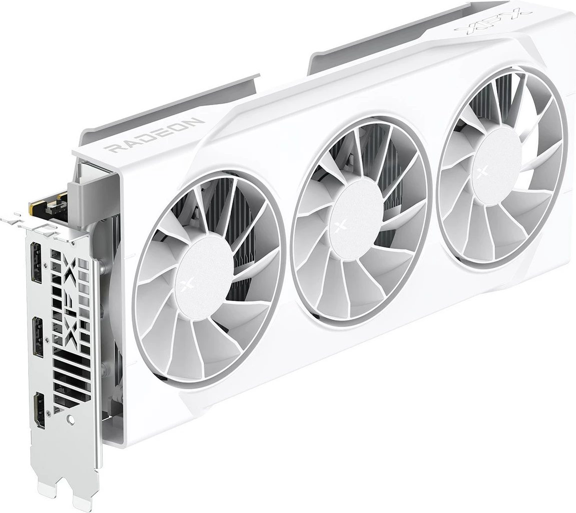 Kartë grafike XFX SWIFT RX 9060XT OC, 16 GB, 3-FAN, e bardhë