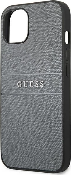 Mbështjellës Guess GUHCP13SPSASBGR për iPhone 13 mini 5.4", Saffiano, Gri