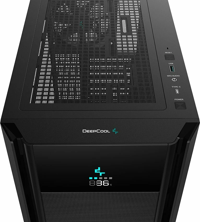 Kasë Deepcool CH510 Mesh Digital R-CH510-BKNSE1-G-1, midi tower ATX/eATX, e zezë