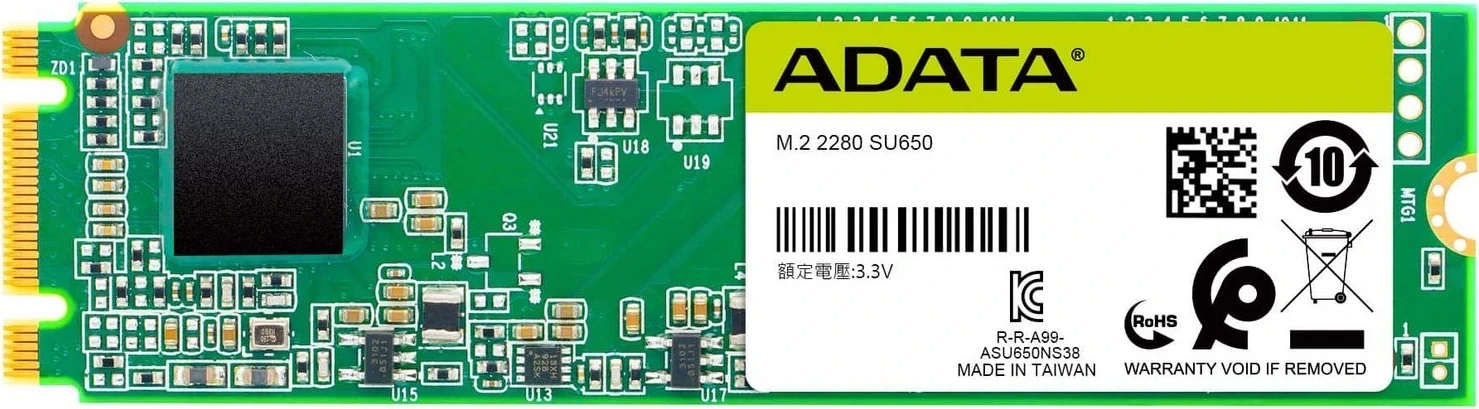 SSD Adata Ultimate SU650, 256GB, M.2