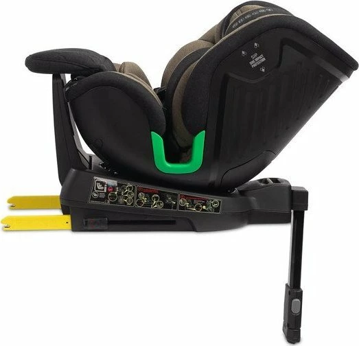 Ndenjëse për veturë Caretero Turox i-Size 40-150 cm, ISOFIX, 360° rrotulluese, Khaki (gjelbër)