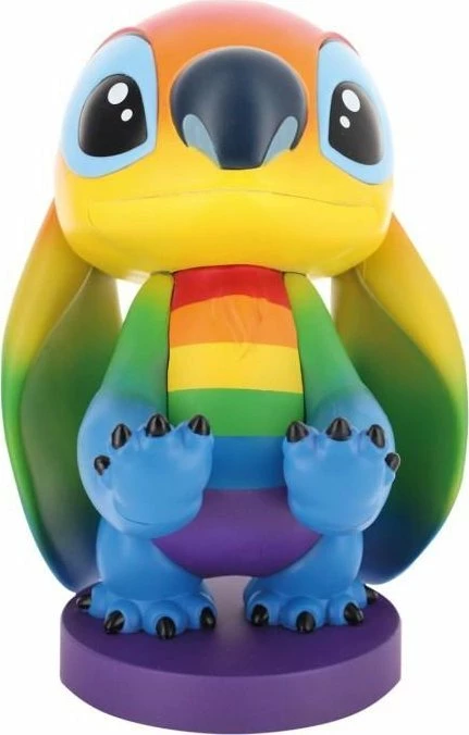 Mbajtës celulari/kontrolleri Cable Guys Disney Lilo & Stitch Rainbow Stitch 20 cm, shumëngjyrësh