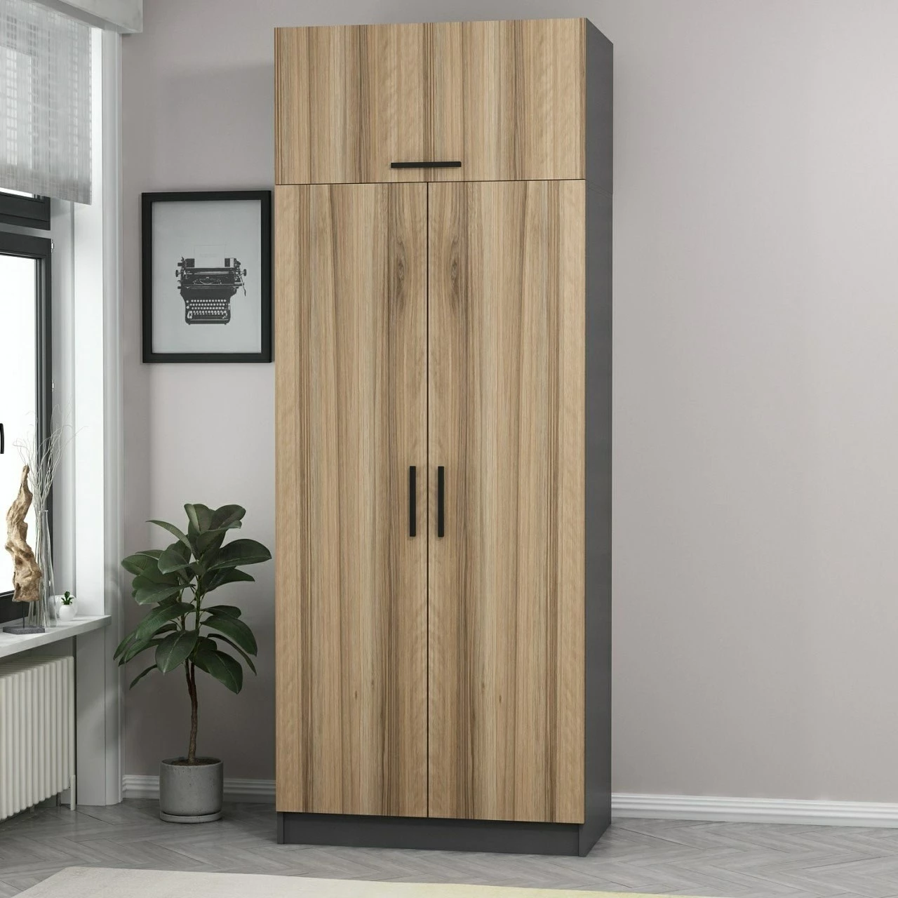 Dollap Skye Decor, ngjyrë lisi, 2231