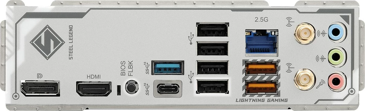 Pllakë amë Asrock B850M Steel Legend WiFi, Socket AM5, micro ATX, Bardhë