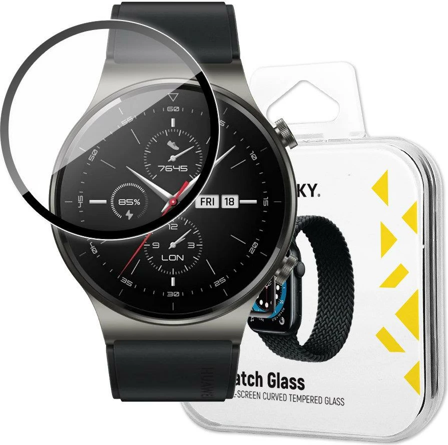 Xham hibrid mbrojtës për Huawei Watch GT 2 46mm, Wozinsky, i zi