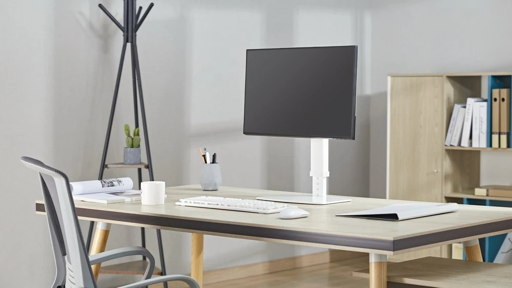 Mbajtëse monitori GEMBIRD MS-D1ST-02, rregullim lartësie, 17-32 inç, e zezë