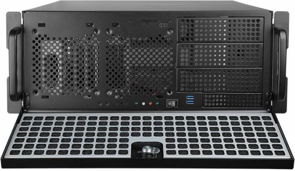 Kasë serveri rackmount 4U CHIEFTEC UNC-409S-B-OP, ATX/mATX, thellësi 482 mm, USB 3.0, e zezë