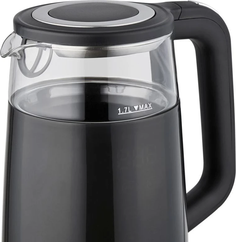 Vluese uji ELDOM C530 NEVO, 1.7 L, 2200 W, e zezë/transparente