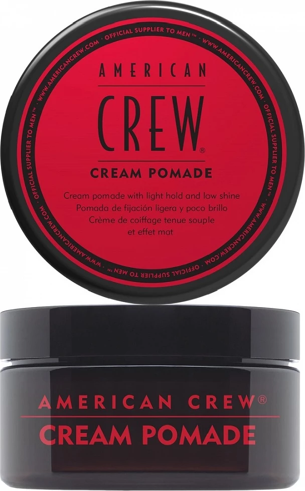 Pomadë për stilim flokësh American Crew Cream Pomade për burra 85g