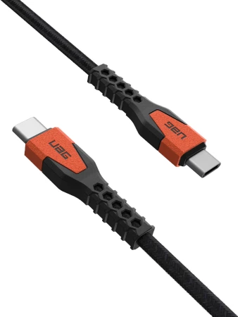 Kabllo USB-C në USB-C UAG Rugged 60W 1.5m, portokalli