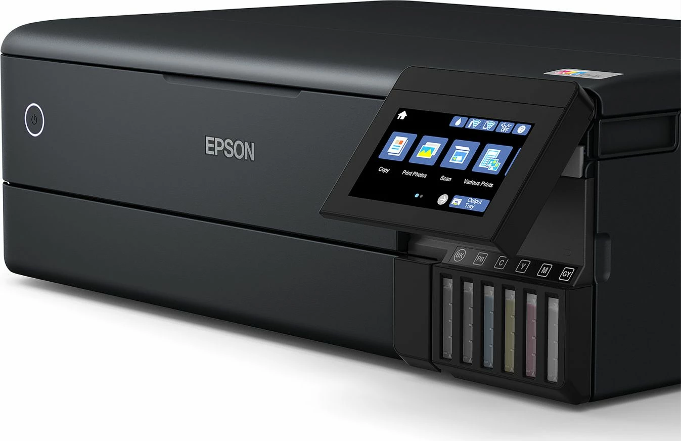 Printer multifunksional Epson EcoTank L8180 (C11CJ21402) A3+, CISS, Wi‑Fi/Ethernet/USB, 6-ngjyra, ekran touch 10.9 cm, i zi