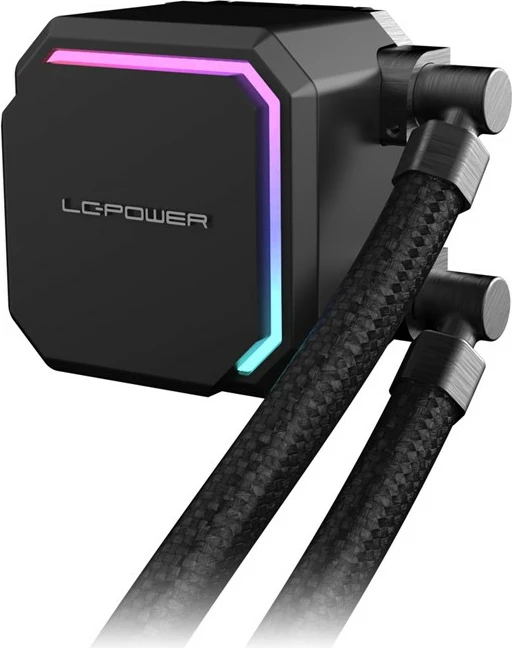 Ftohës uji all-in-one LC-Power LC-CC-280-B, 2x140mm, RGB, i zi