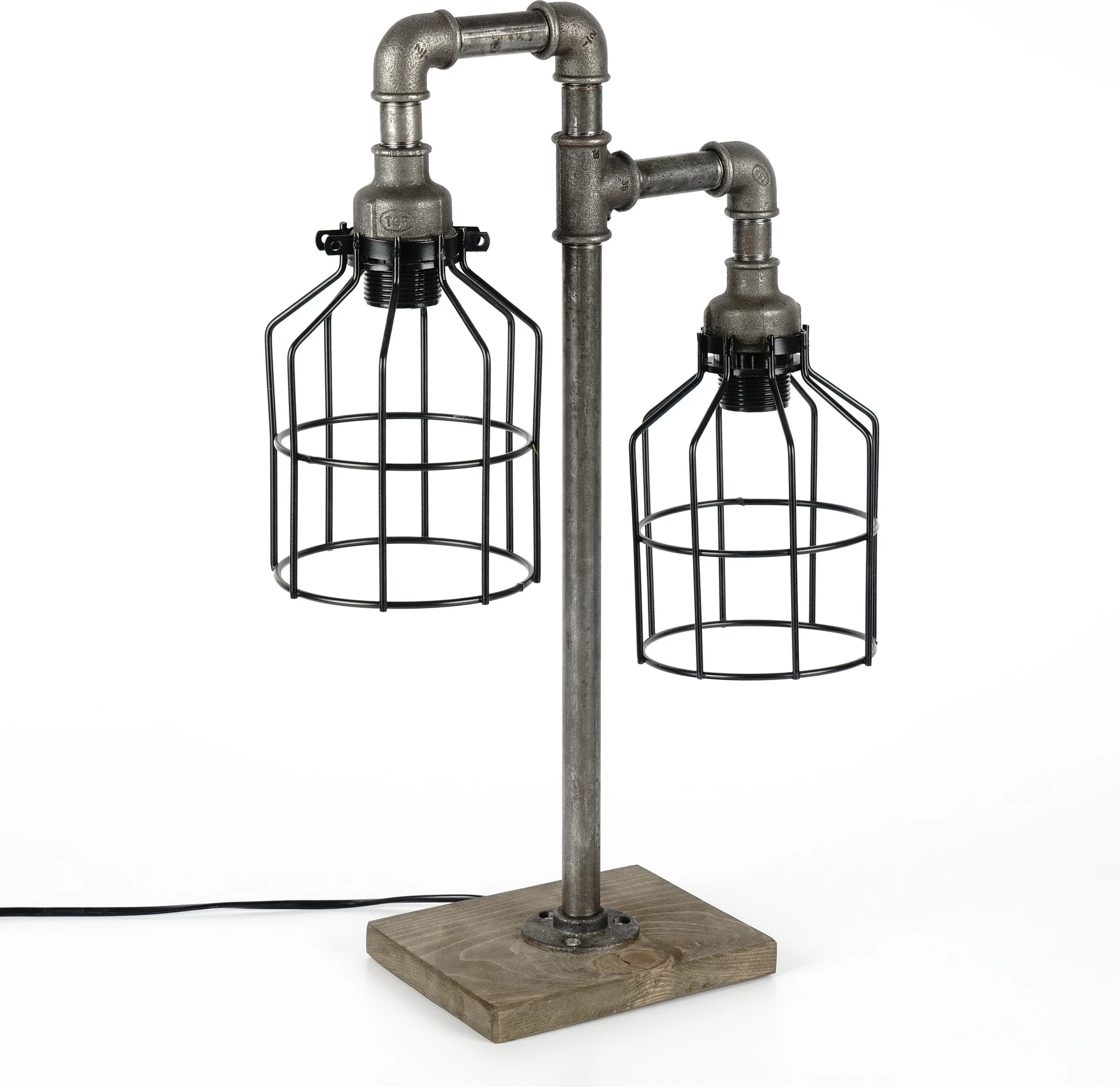 Llambë tavoline Opviq, Pp112, ngjyrë e zezë, dizajn industrial, 40x56x17cm