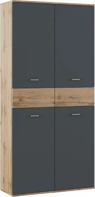 Dollap për këpucë Storea, antracit/artizan