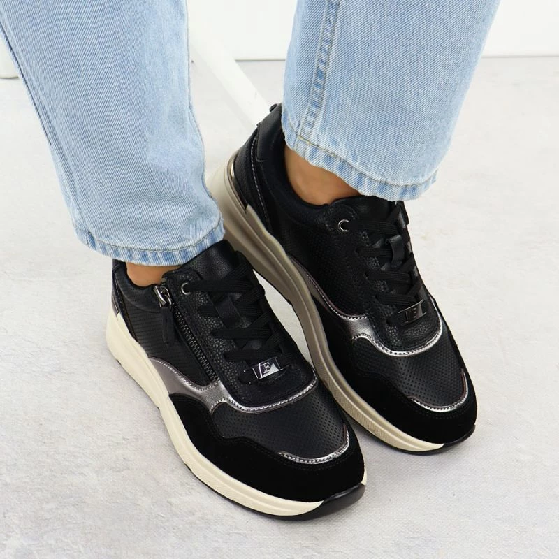 Këpucë femra Filippo DP7105/25, të zeza