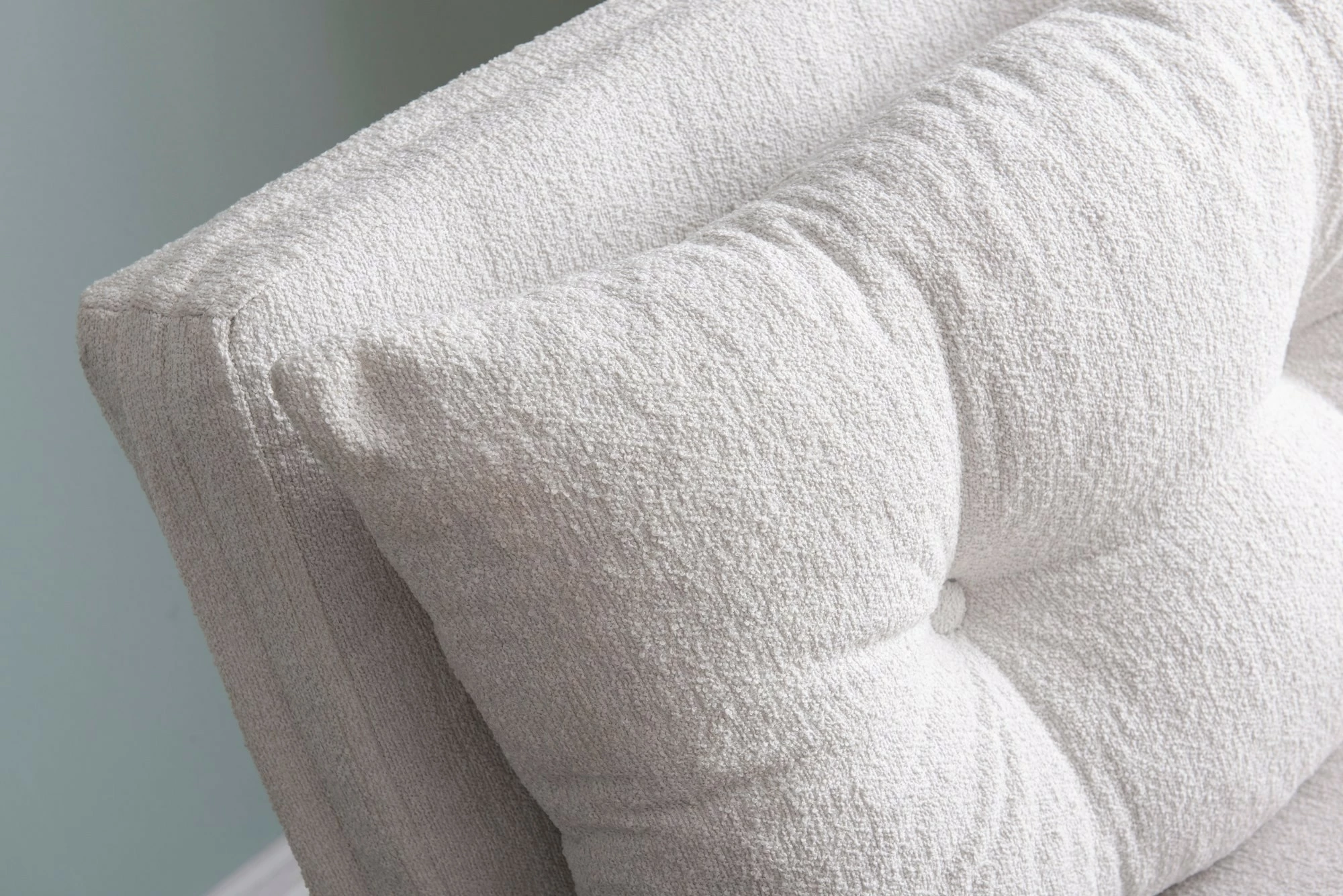 Krevat-karrige një vendës, Atelier del Sofa, Sando Single, teddy e bardhë