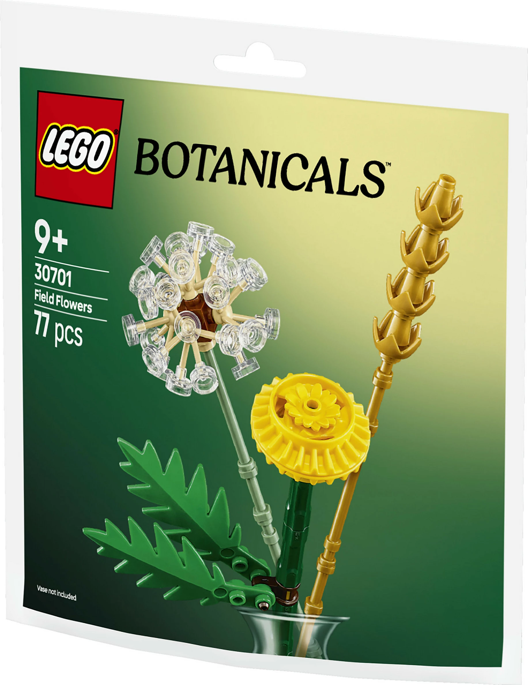 Set ndërtimi LEGO Botanicals Field Flowers 30701, 77 copë, shumëngjyrësh