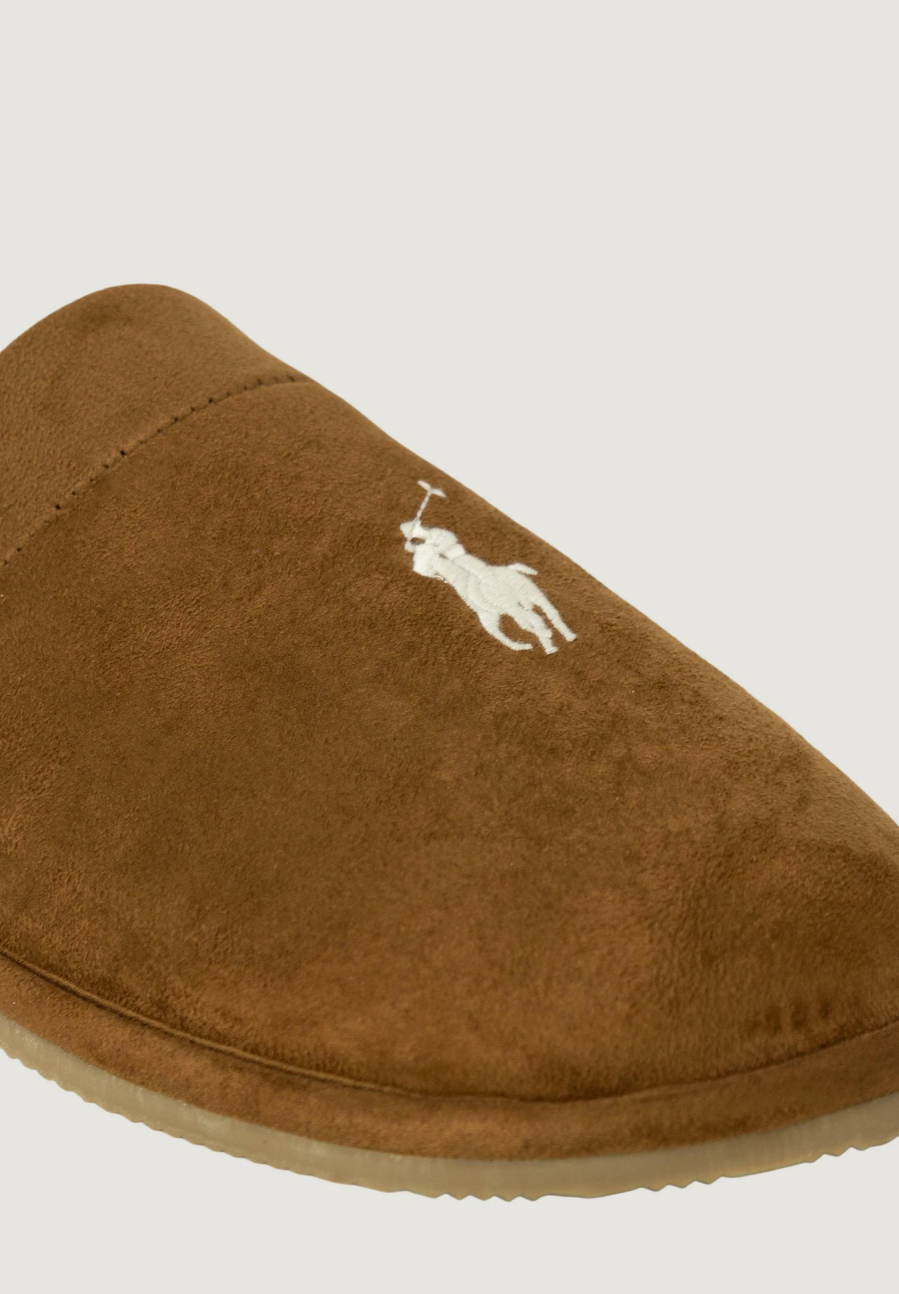 Papuçe për meshkuj Ralph Lauren Klarence RF103841, bezhë të errëta [Madhësia: 40]