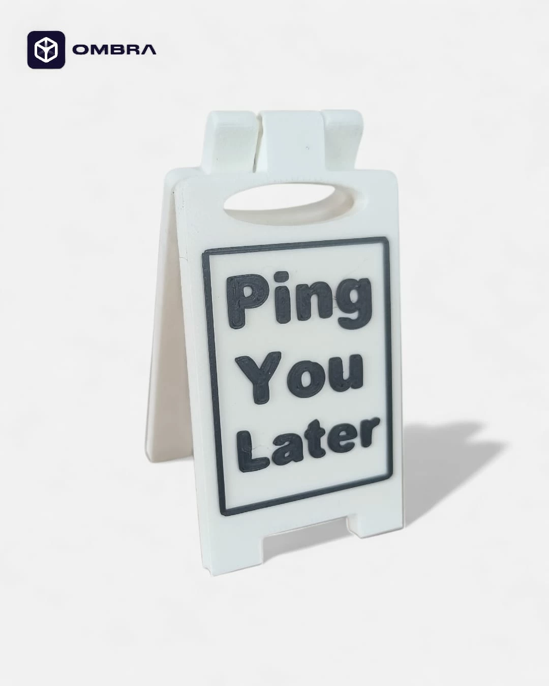 Tabelë “Ping You Later” - e bardhe