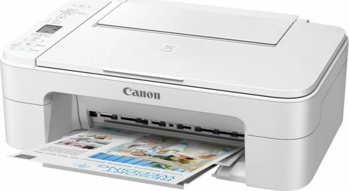 Printer multifunksional inkjet Canon PIXMA TS3351 3771C026, A4, Wi‑Fi, USB, 4800×1200 dpi, i bardhë