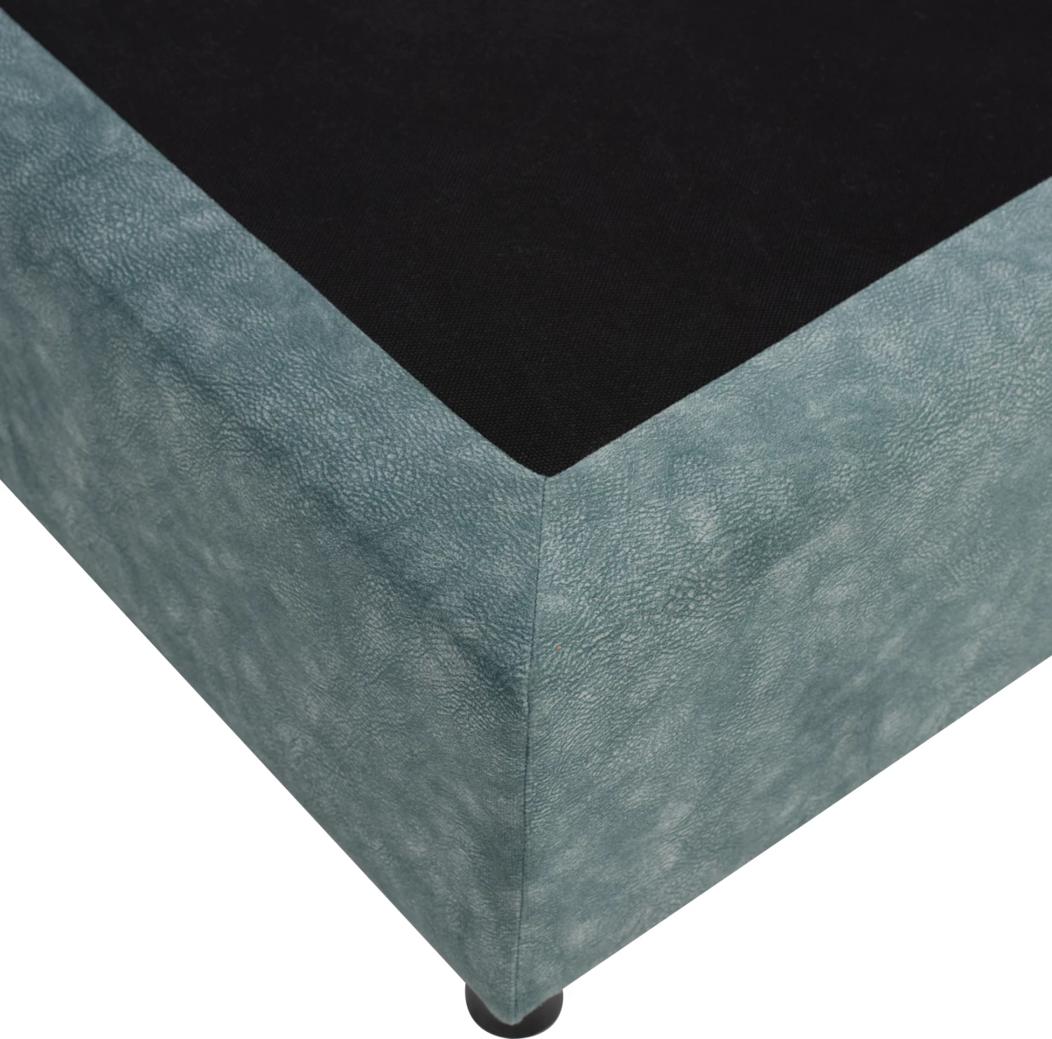 Shtrat FH648.27, pëlhurë lëkure nubuck, ngjyrë jeshile e çelur, 120x200