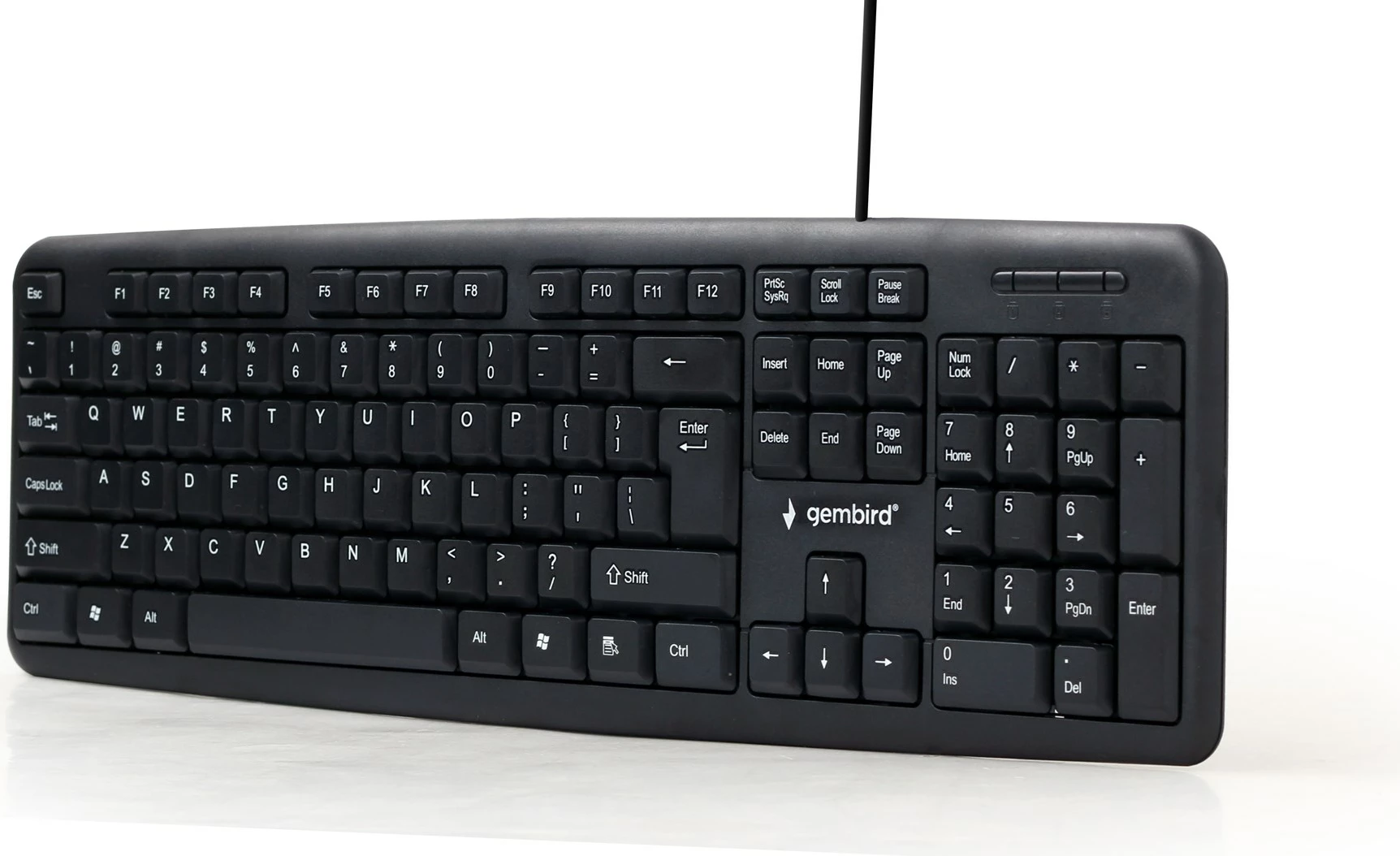 Tastierë GEMBIRD, e zezë